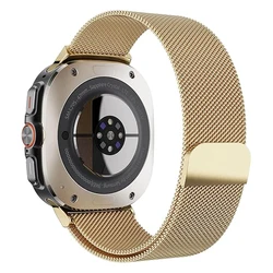 Magnetic Loop Bracelet Strap for Smartwatch Replacement - Premium Wristband (Gold)