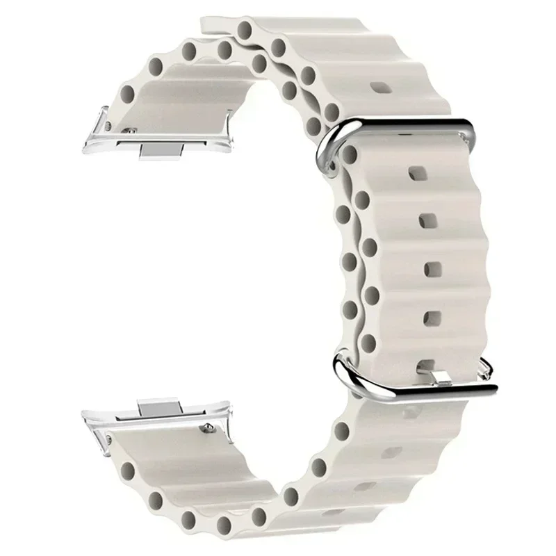 Ocean Strap Replacement Bracelet - Metal and Silicone Band Accessories