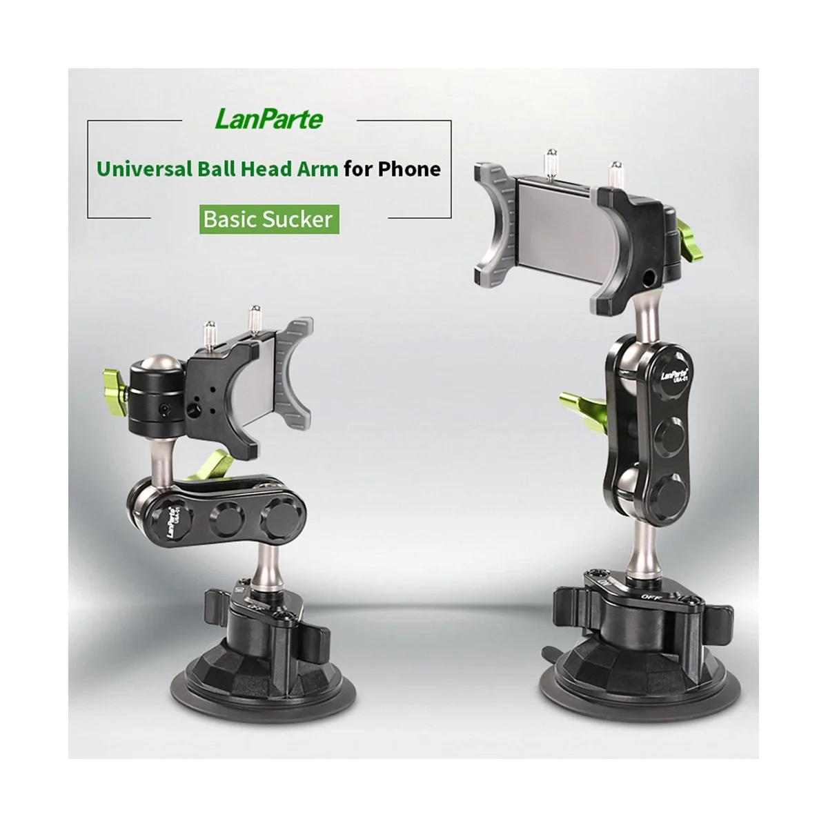 LanParte Phone Holder Car Phone Holder Stabilizer Selfie Stick 360&deg; Rotating Bracket