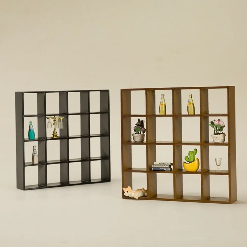Wooden 1:12 Dollhouse Miniature Display Cabinet