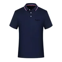 Pepe Jeans London Polo à manches courtes pour homme, col rayé, séchage rapide, vêtements de sport décontractés pour l'été, golf, course à pied, gym, T-S 5