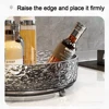 New Light Luxury 360 Rotating Cabinet Organizer Kitchen Bathroom Cosmetic Turntable Storage Tray Non-Slip Spice Round Rack Plate 4