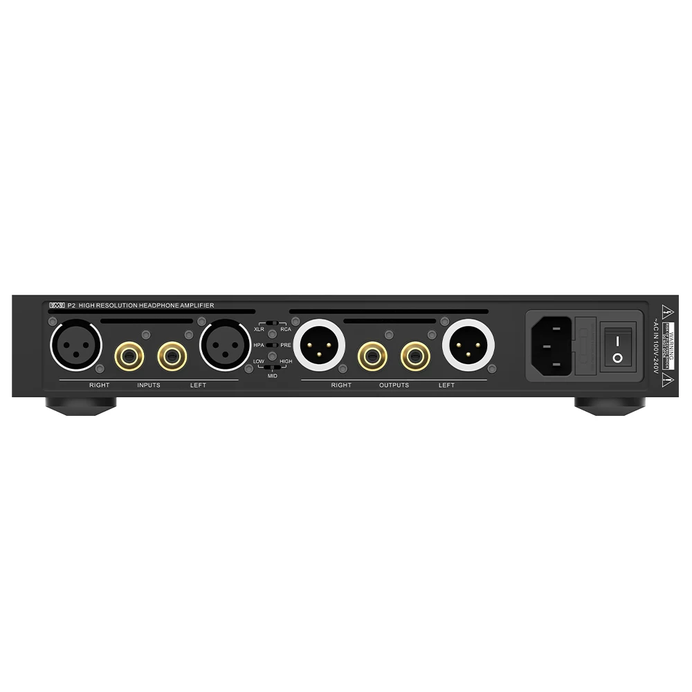 SMSL VMV P2 JAS 고해상도 오디오 완전 밸런스드 헤드폰 앰프 - 전환 가능한 게인 컨트롤 HIFI AMP
