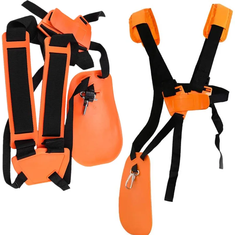Adjustable Strimmer Double Breasted Shoulder Harness Strap Brush Cutter Mower Trimmer Padded Belt Garden Protection Panel lawn mower trimmer brush cutter trimmer