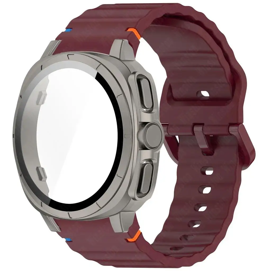 Premium Silicone Bracelet with Stylish Protective Case