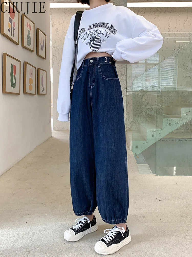 Large Size Jeans Women Loose Cozy Baggy 