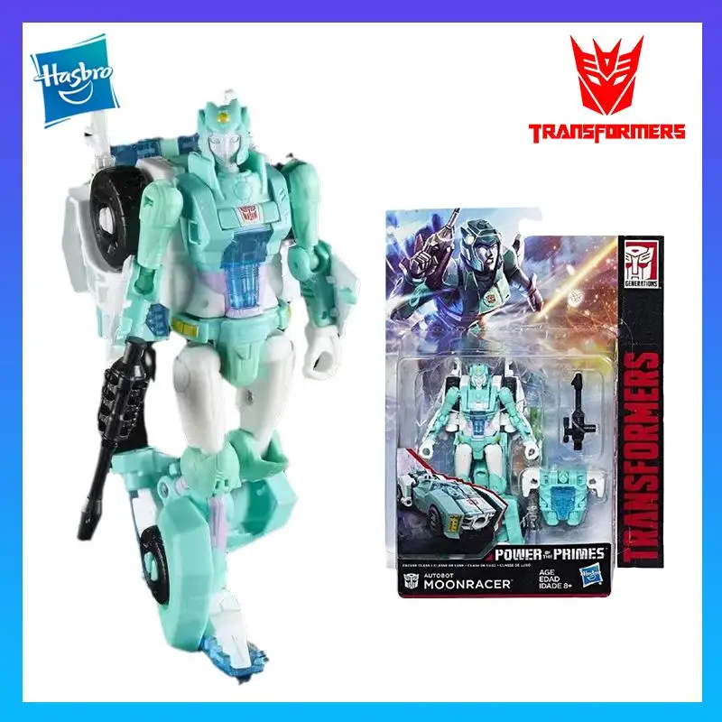 

Hasbro Authentic Transformers Deluxe Class Moonracer Movie & Anime Peripherals Gifts Robots Model Toys Action Figures E1130