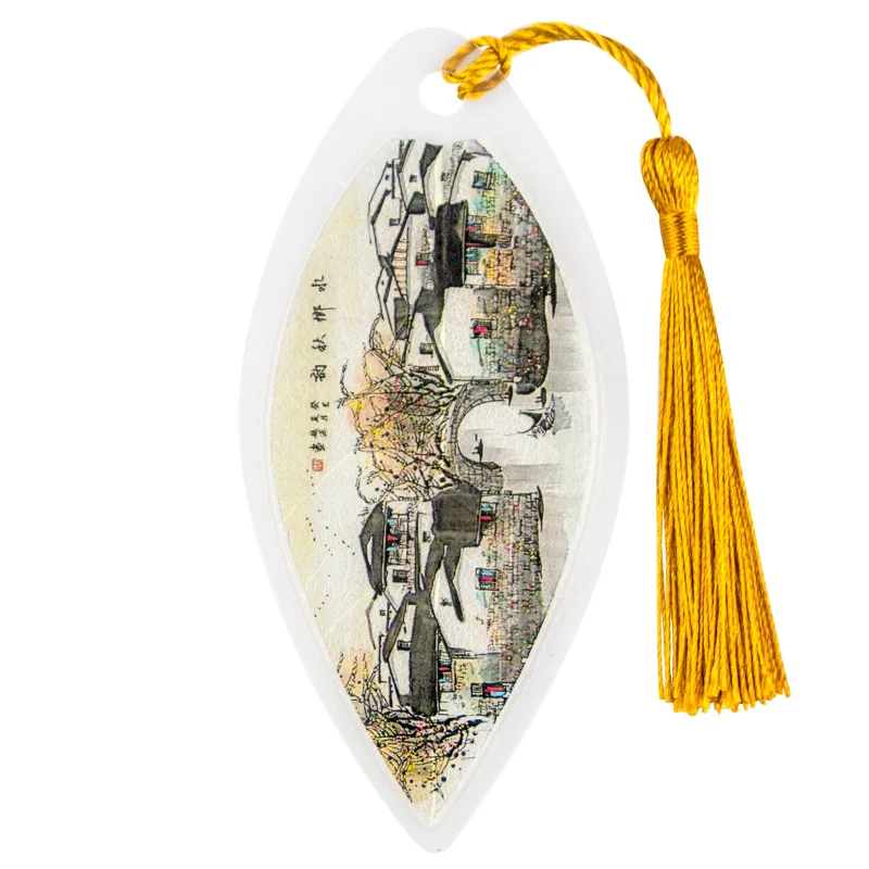 

Chinese Antique Leaf Bookmarks Classical Chinese Small Fresh Cultural Articles Retro Bookmarks Gift Gifts