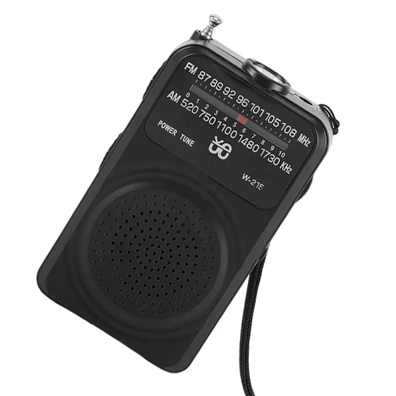 B03B-W-215 라디오 FM/AM 풀밴드 풀채널 라디오 3.5Mm 인터페이스(야외용 미니 손전등 비상 조명 포함)