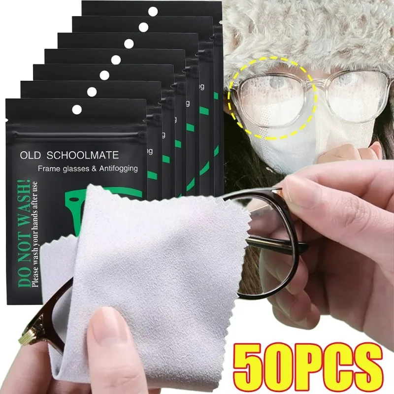 

Anti-Fog Glasses Cloth Reusable Square Solid Color Suede Glasses Cloth Women Men Microfiber Anti-Fog Mobile Phone Cleaning Wipe