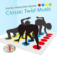 1 Set Twist Game Funny Kid Family Body Twist Move Mat Board Game Party Fun Board Games Party Game Family Game 1