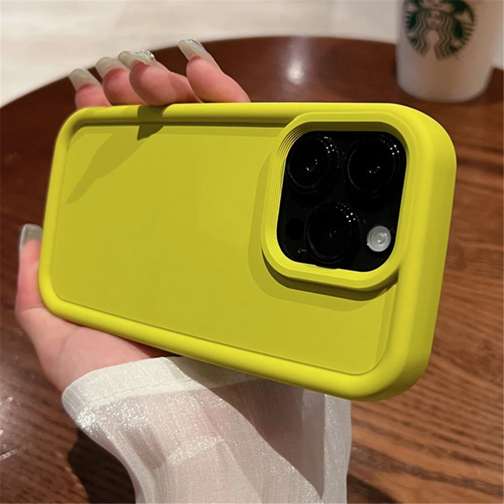 thumbnail image 1 of Luxury Matte Soft Candy Liquid Silicone Phone Case For iPhone 15 11 12 13 14 Pro Max Plus XS X XR Cases Shockproof Bumper Cover, 1 of 5