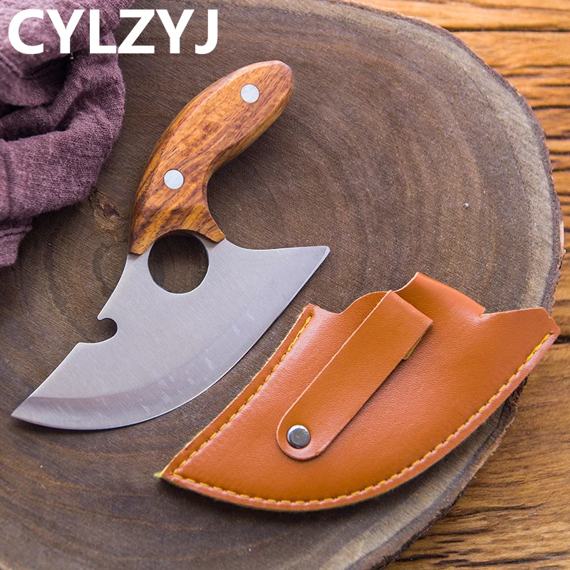 Description Picture 5 of itemFish Boning Knife Professional Tool Cooking  Kitchen Knife Seafood Mutton Aquatic Slaughter Fishing Butcher Knife Meat Cleaver