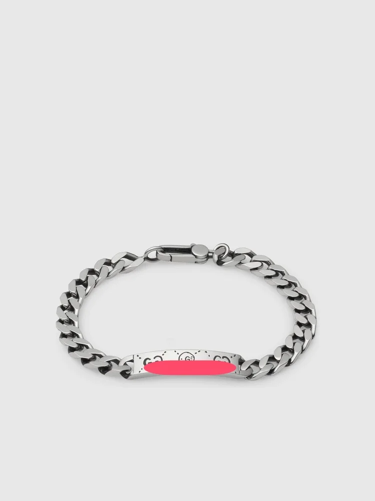 

Guccx Ghost Bracelet Double G Double Buckle Chain S925 Bracelet for Men and Women as a Holiday Gift for Girlfriend and Boyfriend