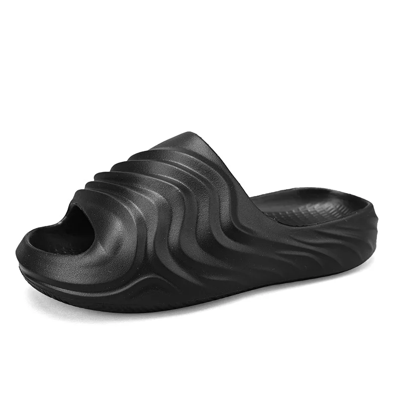 Halktofflor för män Halkfri tofflor för inomhus utomhus Mjukt skum med tjock sula_voghion.com