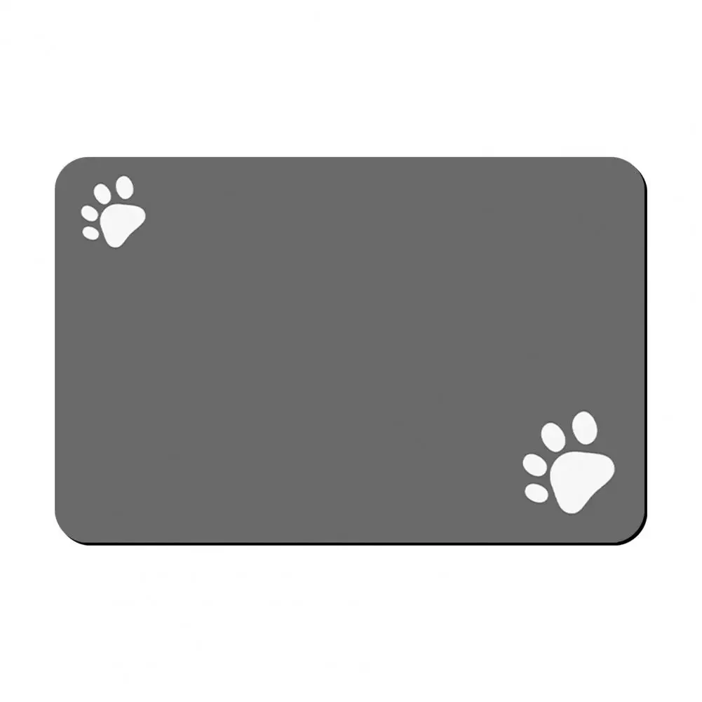 Title 1, Dog And Cat Food Mat Pet Bowl Mat Absorbent Sta...