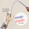Simulated Mouse Tail Cat Toy Cat Teaser Funny Stick Silicone Long Tail Pet Interactive Toys for Cats Kitten Hunting Pet Products 4