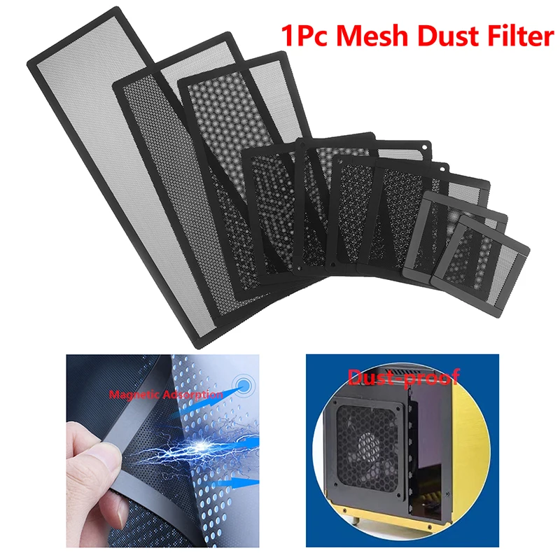 Magnetic Dust Filter Mesh for Cooling Fan - Enhanced PC Case Protector