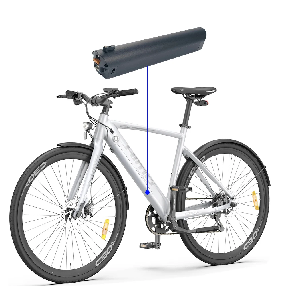 Intube Li-ion Replacement Battery Pack for HIMO C30 C30R, Electric-assisted Road Mountain Bike, 36V, 10Ah