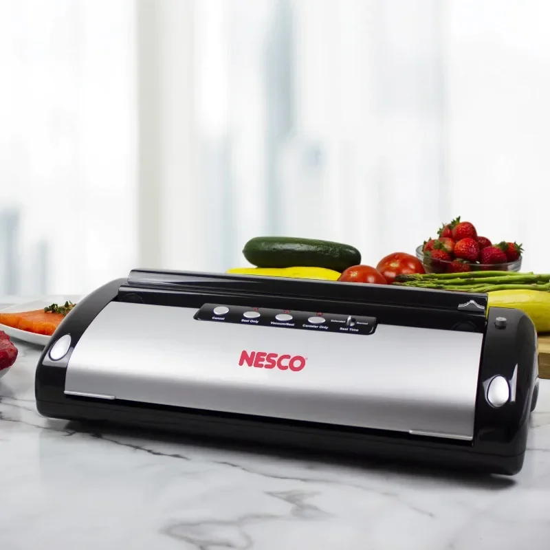 

Deluxe Digital Vacuum Sealer, Easy Cut- Wet or Dry, Silver and Black You're Worth It