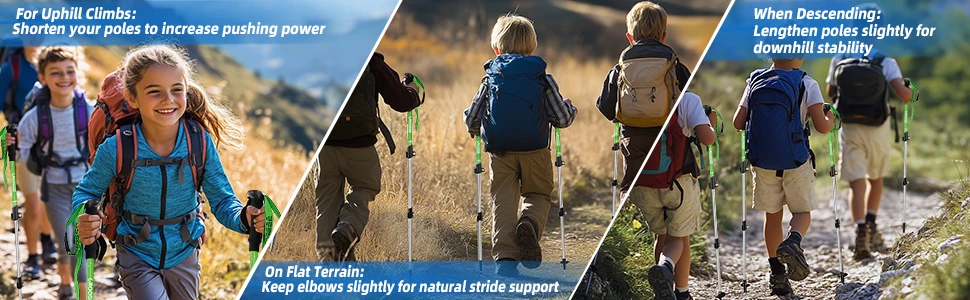kids hiking sticks