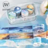 JIANWU 30mm*200cm Sky and Sea Series Landscaping Material Collage Washi Tape Creative DIY Journal Scrapbooking Stationery 5