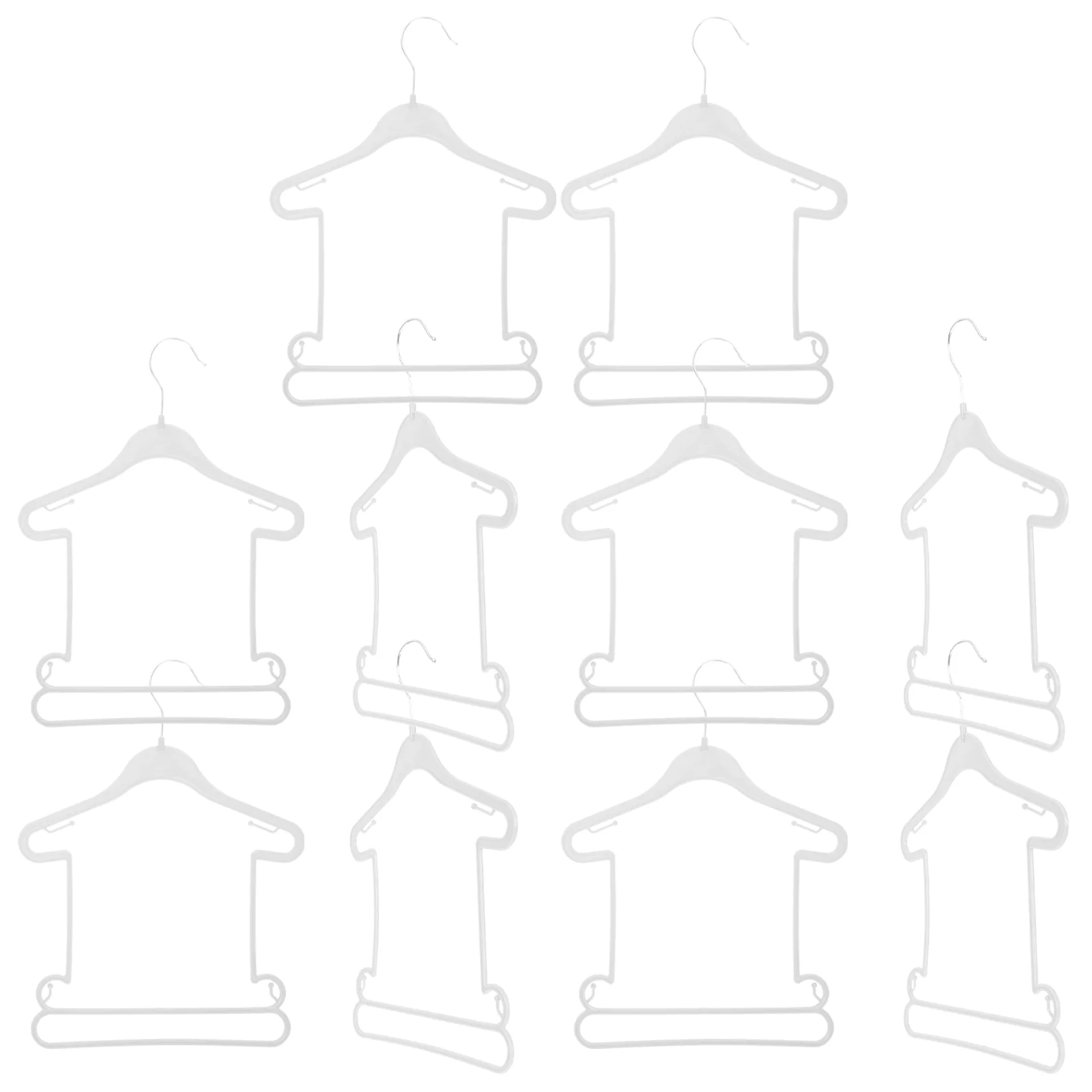 

Children Clothes Hangers Toddler Clothes Hangers Baby Clothes Plastic Mini Hangers Small Plastic Hooks Home Decoration