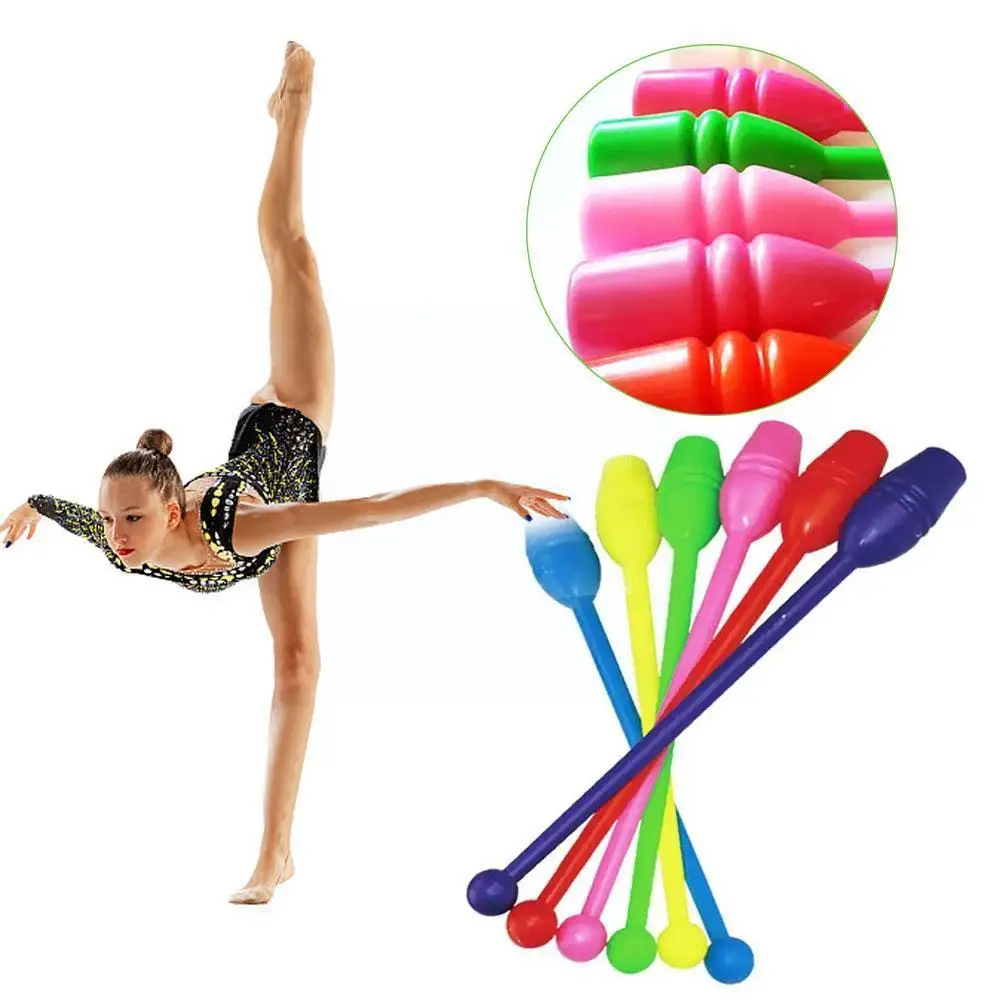 1PC 35cm Gymnastics Stick Children Adult Gym Fitness Stick Rhythmic