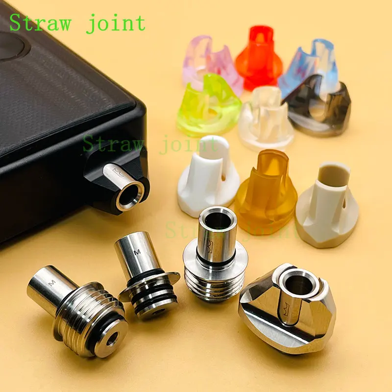 

BB Billet Box Various Accessories BoRo Monarchy Multi Vhistle 316SS POM PC PEEK PEI 510 Straw Joint Adapter 1PC Random color