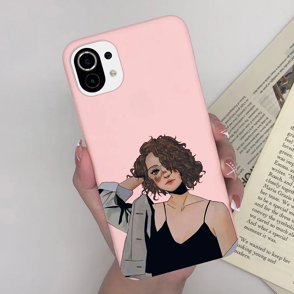 Cute Cartoon Daisy Matte Shockproof Phone Case - Elegant Protection with Casing