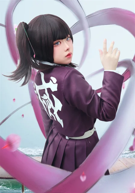 Tsuyuri Kanao Cosplay Demon Slayer: Kimetsu No Yaiba Cosplay Uniforme -  Costumeslive.com