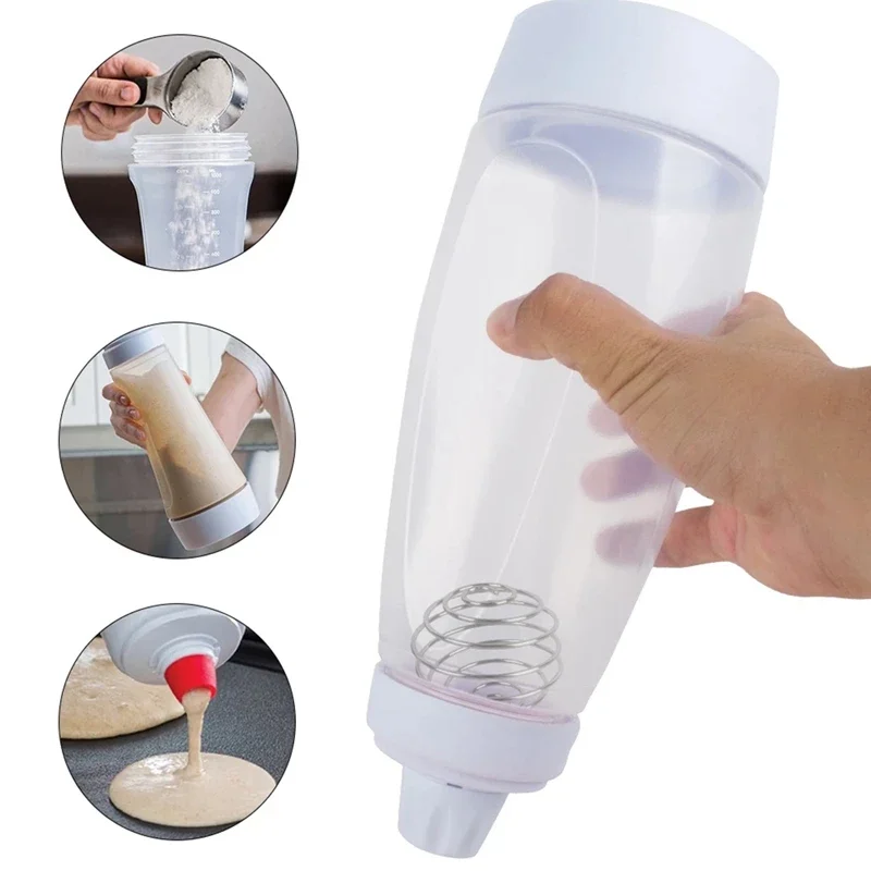 Pastry Tools 1000ml Batter Dispenser Sauce Squeeze Bottle Baking Funnel Mixing Tool