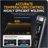 HS-02 Soldering Iron 24V DC 100-450℃ Adjustable Temperature 100W PD for Welding and Reworking  soldering iron tip diy soldering 5