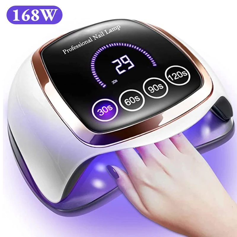 UV LED Lamp For Nails Drying Manicure Lamp With Memory Function LCD