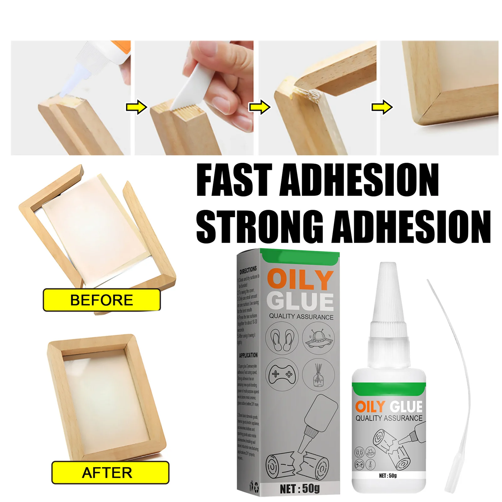 50g Welding Highstrength Oily Glue Instant Glue For Ceramic