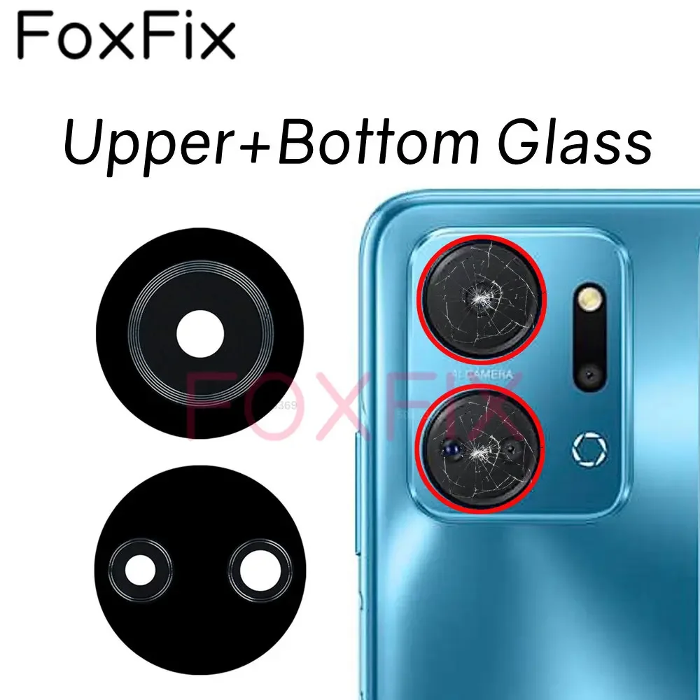 후면 카메라 유리 렌즈 교체, Honor X7a RKY-LX1 RKY-LX2 RKY-LX3, 접착 스티커 포함