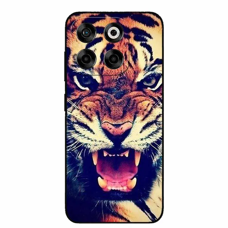 Fashion Protective Silicone Phone Case Back Cover, Black