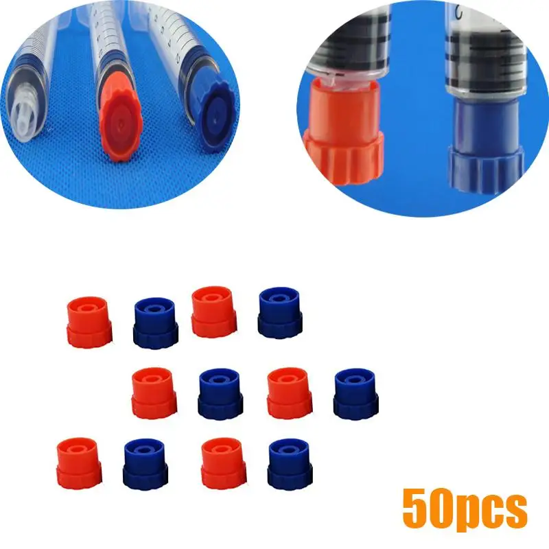 50pcs Luer Lock Syringe screw Precision Tips Liquid Dispenser Needles Gauge Round Plug cap | Инструменты