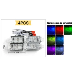Porsche Car Footwell Light Lamps Accessories (4PCS)