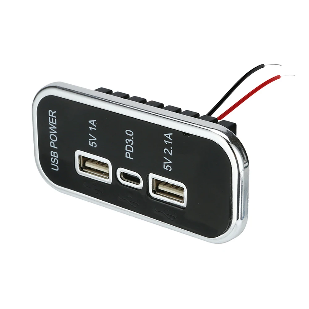 

Автомобильное зарядное устройство с 3 USB-портами, 35,5 Вт, а, 1 А