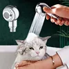 Water Saving Adjustable Pet Shower Spray Handheld Cat Dog Washing Sprinkler with Plastic Attachment for Household Cleaning 2