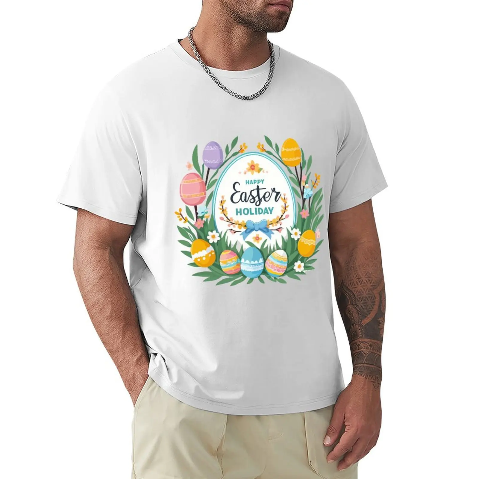 

happy easter holiday invitation T-Shirt plus size tops sublime sports fans mens vintage t shirts