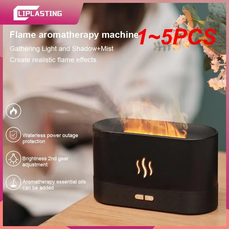 

Увлажнитель воздуха ультразвуковой с имитацией пламени, USB, 1-5 шт.