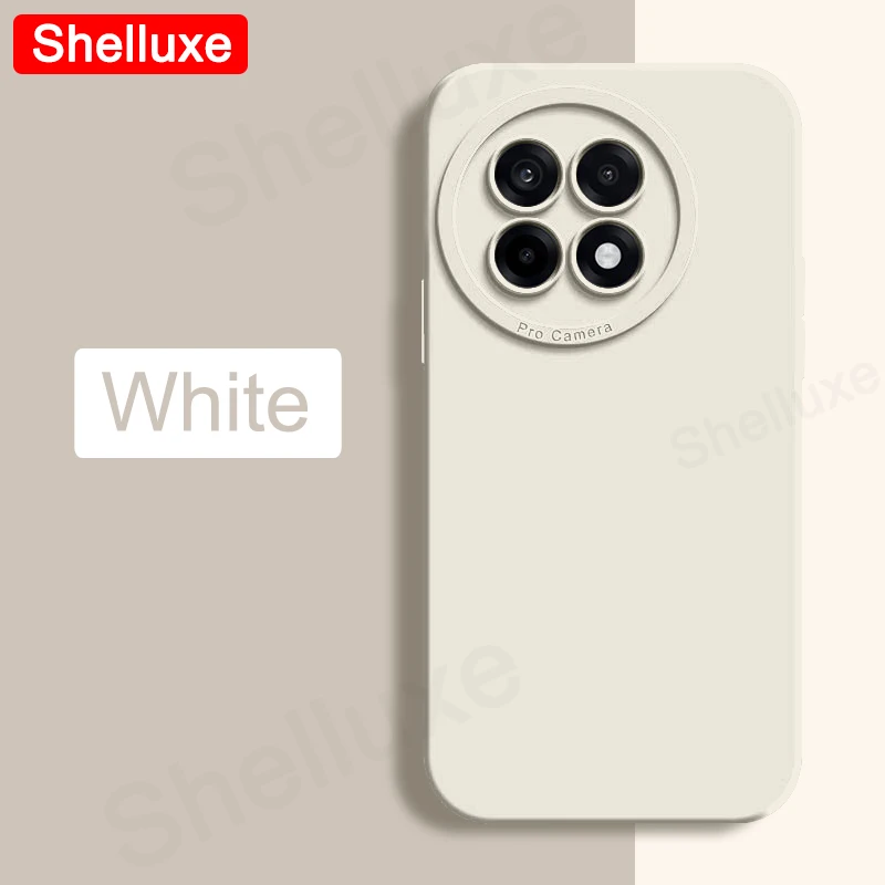 Shelluxe Square Liquid Silicone Soft Phone Case - OnePlus ACE5 Pro