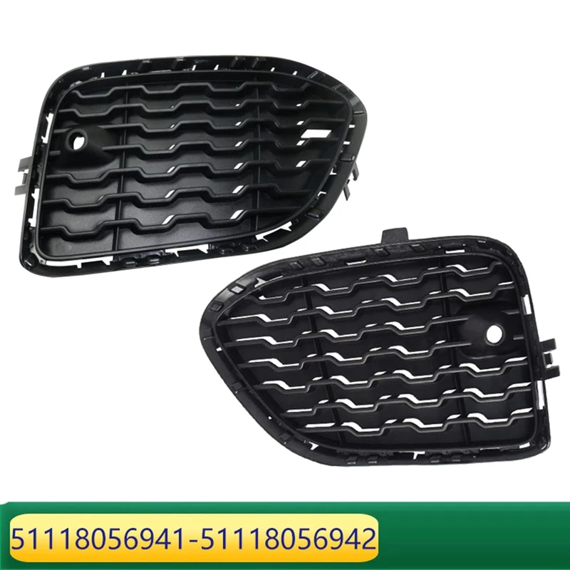 For BMW X3 F25 X4 F26 Front Bumper Closed M Grille Fog Lamp Frame Bezel bumper grille trim strips
