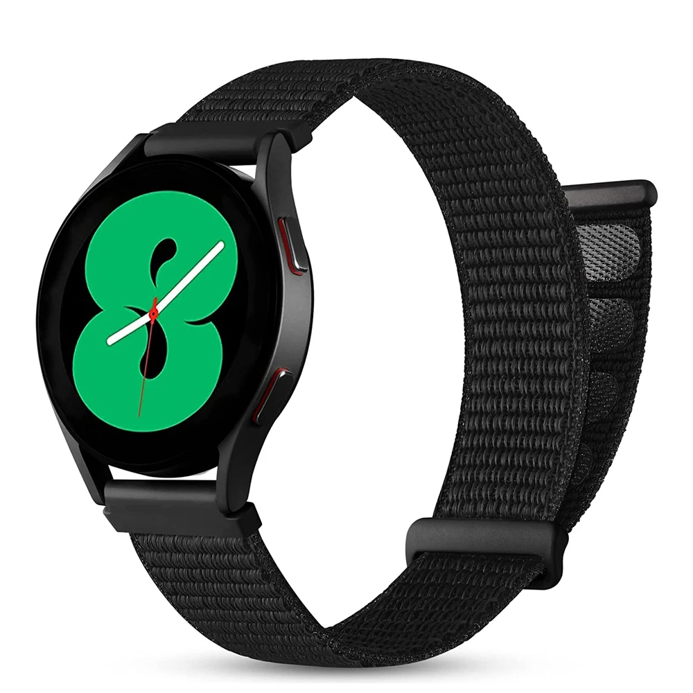 20mm 22mm for samsung galaxy watch 3 45mm 41mm active 2 band for Galaxy  Watch 4 Classic 46mm 44mm 42mm 40mm strap Fabric correa