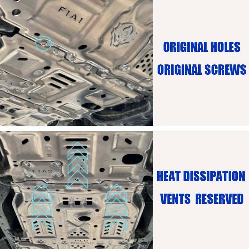 Aluminum Engine Guard Bottom Skid Plates Underbody Protection For Lc250 Accessories Prado Cargo Cover Parts