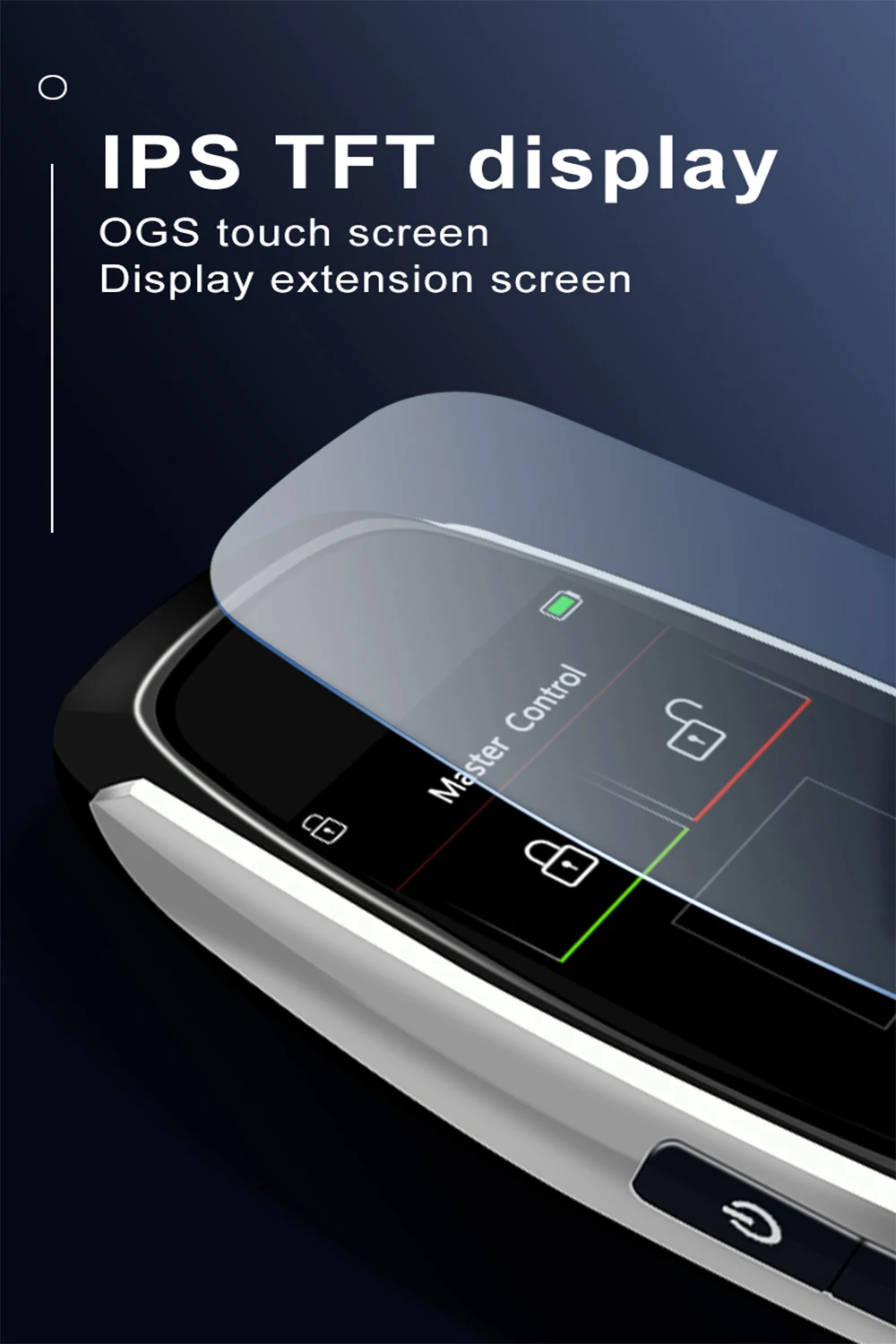 Universal CF920 modificato Smart Key LCD comodo ingresso Keyless Entry Auto lock per BMW per Benz per Toyota coreano/inglese - S0e471e16fa76436e80faedd99c6ba51dT