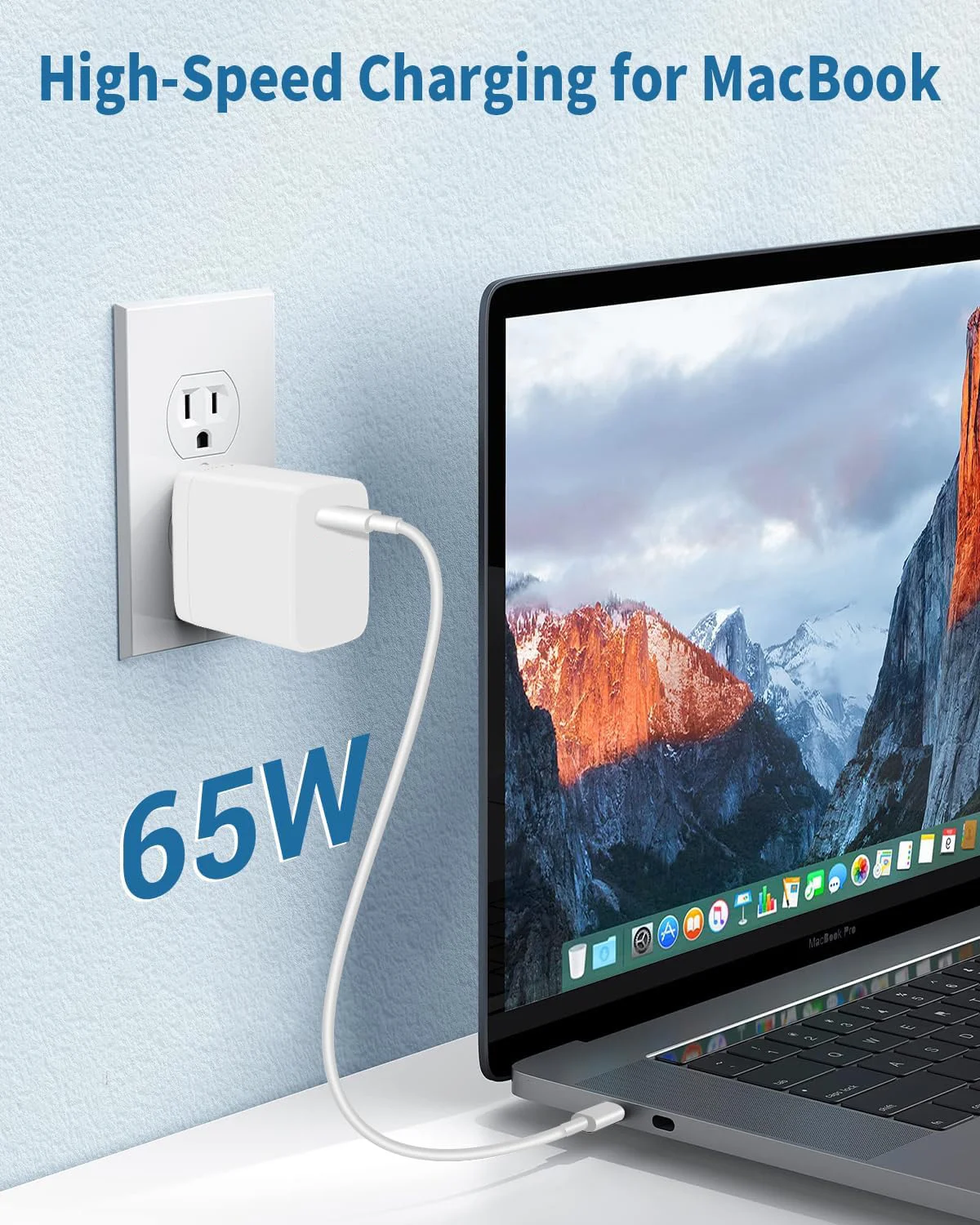 화웨이 P50 프로, P40 프로, P30, P30, 아너 50, 50 프로, 60 프로용, 65W 충전기 및 1.5M USB-c 케이블
