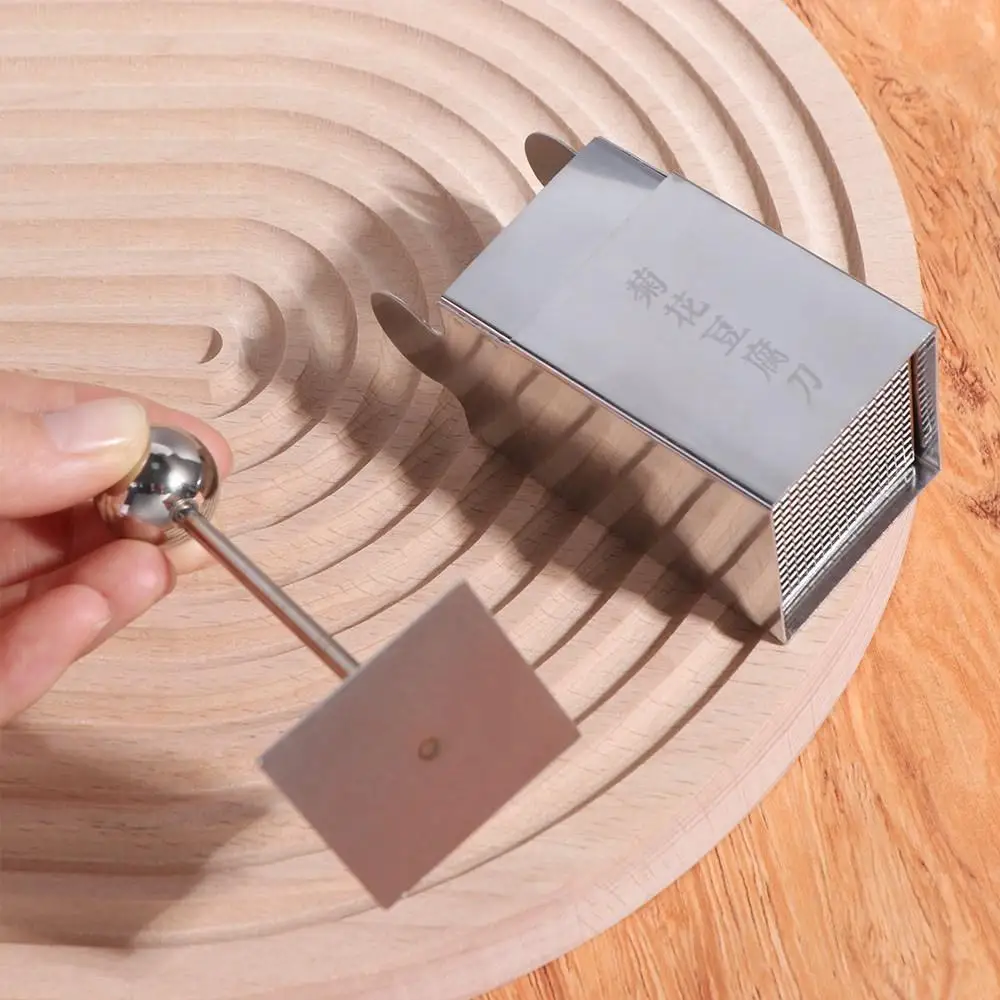 Stainless Steel Tofu Shredding Mold DIY Manual Tofu Slicer Holder Fast Slicer Chrysanthemum Cutting Tool Restaurant